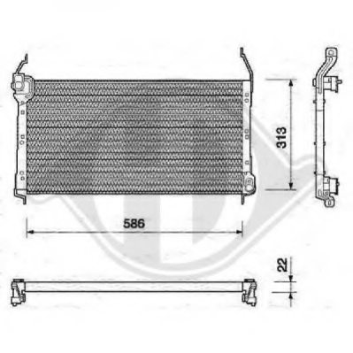 FIAT 46472101 Condenser, air conditioning